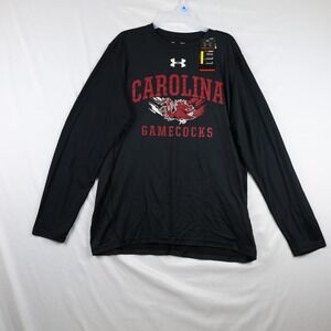 South Carolina Gamecocks Shirt Mens Large Black NCAA Basketball Under Armour